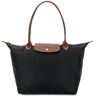 Longchamp Le Pliage grote shopper - Zwart