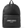 Jimmy Choo Wilmer rugzak met logoprint - Zwart