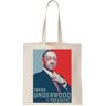 Functon+ Frank Underwood for President Election Poster Canvas Tote Bag Natural, beige, Eén Maat