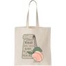 Functon+ Nobody Puts Their Name On A Peach Canvas Tote Bag