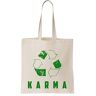 Functon+ Karma Circle Green Canvas Tote Bag/Sac fourre-tout en toile vert Karma Circle