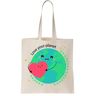 Functon+ Love Your Planet Cute Earth Hugging A Red Heart Canvas Tote Bag Natural, Beige