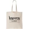 Functon+ Karma Is A Bi*ch Canvas Tote Bag/Karma est un sac fourre-tout en toile Bi*ch