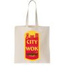 Functon+ City Wok Historic CtPaTown Canvas Tote Bag Natural, Beige
