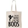 Functon+ I'm Just Here For The Boos Canvas Tote Bag/Je suis juste là pour le sac fourre-tout en toile Boos