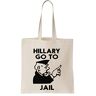 Functon+ Hillary Go To Jail Canvas Tote Bag