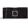 SwankySwans Chloe Clutch Bag voor dames, M, Zwart, Medium