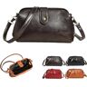 ZSENSO Retro Handgemaakte Tas, Dames Retro Handgemaakte Cross-Body Tas, Lederen Retro Handgemaakte Tas Waterdicht, Zacht Lederen Mobiele Telefoon Crossbody Tas (Coffee)