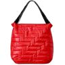 VIQUTRG Gewatteerde Tote Bag, Puffer Portemonnee, Puffer Bag Tote, Puffer Tote Bag for dames, Portemonnees for dames schoudertas (Color : Red)