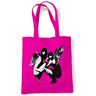 Tribal T-Shirts Banksy Dronken Crouching Engelen Shopping Tote Bag, roze, Eén maat