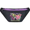 Concept One MTV 80s Retro Throwback Logo Taille Fanny Pack Riem Tas, Zwart