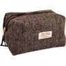 Vagabond Bags Ltd Vagabond tassen Harris Tweed Visgraat, Zwart-witte visgraattweed, 23 cm, Medium Boxy Tas