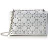 SwankySwans Dames Niomi Clutch, eenheidsmaat, zilver, Eén Maat