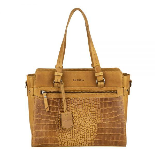 Burkely Croco Cody Handbag S-Yellow