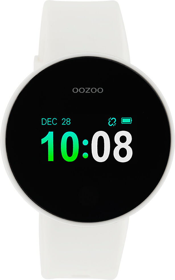 OOZOO Smartwatch Q00100 kunststof TPU/rubber wit 40 mm