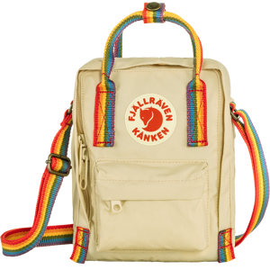 Fjällräven KÅNKEN RAINBOW SLING  LIGHT OAK-RAINBOW PATTERN