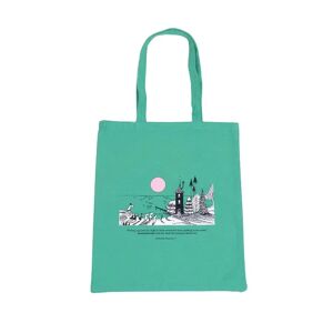 Moomin By NordicBuddies Moomin Tote Bag - Momminvillage - Green - Hyttefeber.No