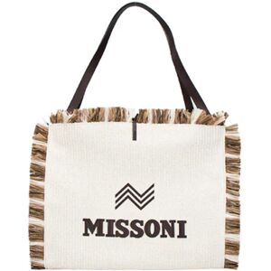 Missoni Tote Large - Rafia Nat/Testa Di Moro One Size