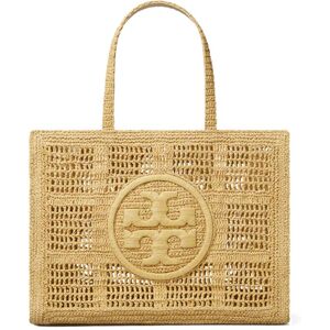 Tory Burch Ella Hand-Crocheted Large Tote - Natural One Size