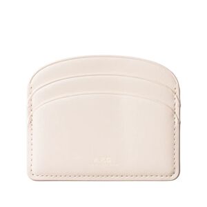 A.P.C. Porte-Cartes Demi-Lune - Creme One Size