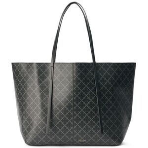 By Malene Birger Abi Printed Tote Bag - Charcoal One Size