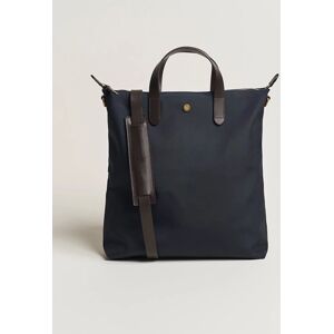 Mismo M/S Canvas Shopper Navy/Dark Brown