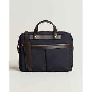 Mismo M/S Nylon Office Navy/Dark Brown