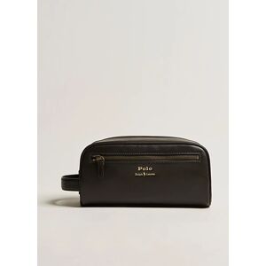 Polo Ralph Lauren Leather Washbag Brown