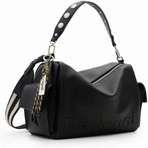 Desigual Midsize half-logo bag - BLACK - U