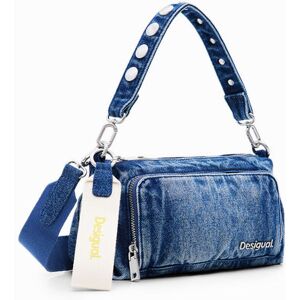 Desigual S denim studs crossbody - BLUE - U