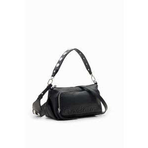 Desigual Midsize half-logo crossbody bag - BLACK - U