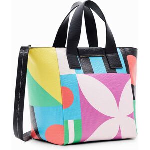 Desigual M geometric tote bag - MATERIAL FINISHES - U