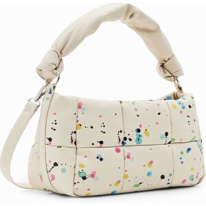 Desigual Droplets quilted bag - WHITE - U