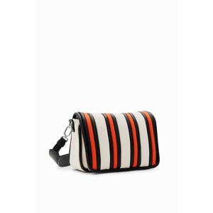 Desigual S padded stripy crossbody bag - WHITE - U