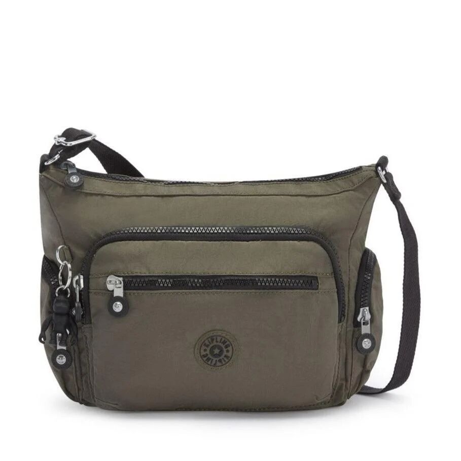 Kipling Gabbie medium skulderveske Green Moss