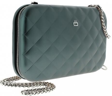 Ögon Designs - Quilted Aluminium Crossover/ Clutch veske Platinium