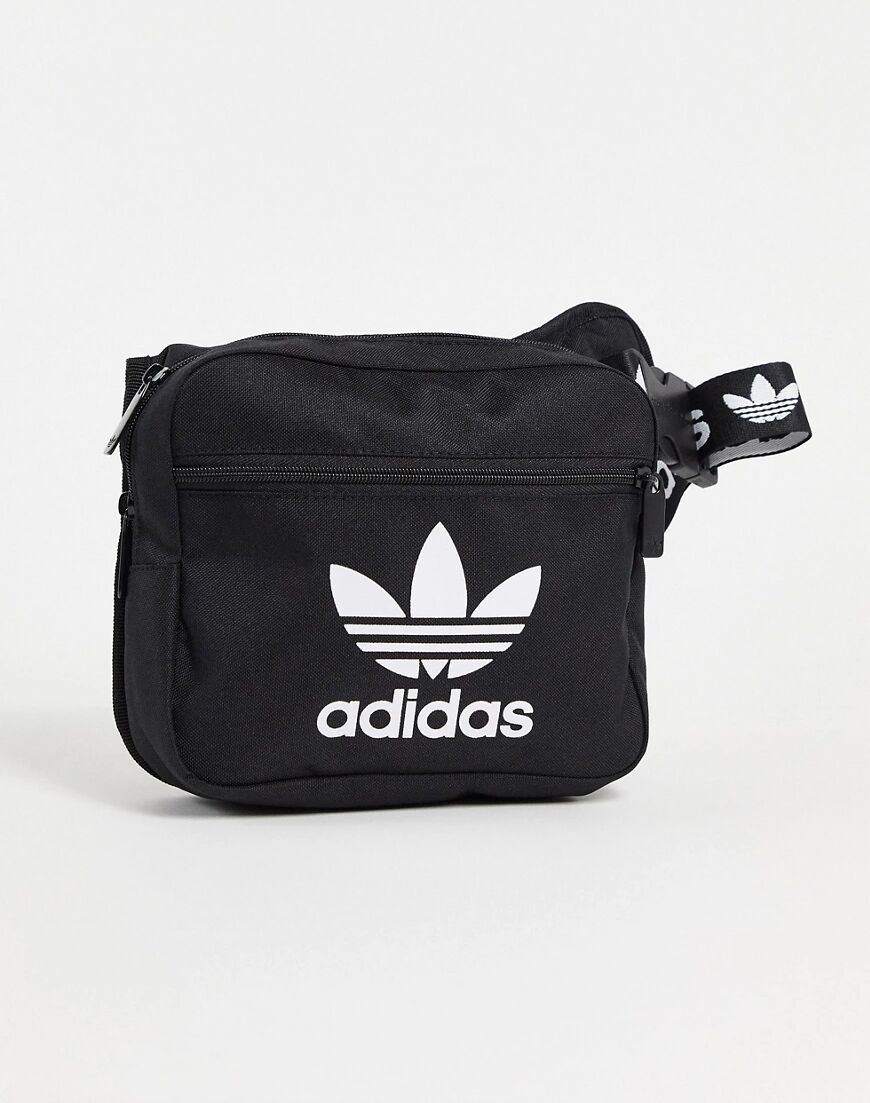 adidas Originals adicolor sling bag in black  Black