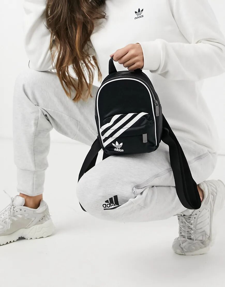 adidas Originals mini backpack in black  Black