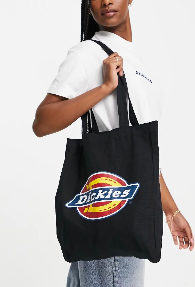 Dickies Icon Logo tote bag in black  Black