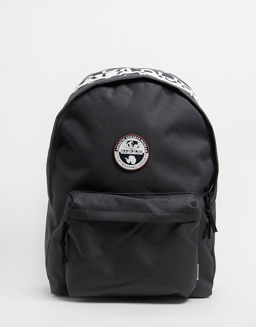 Napapijri Happy Daypack backpack in dark grey  Grey