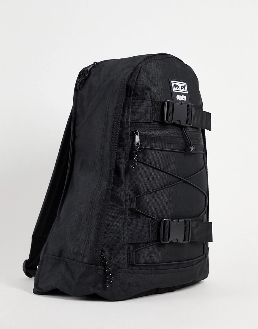 Obey conditions utility backpack in black  Black