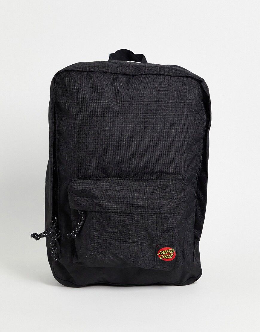 Santa Cruz classic label backpack in black  Black