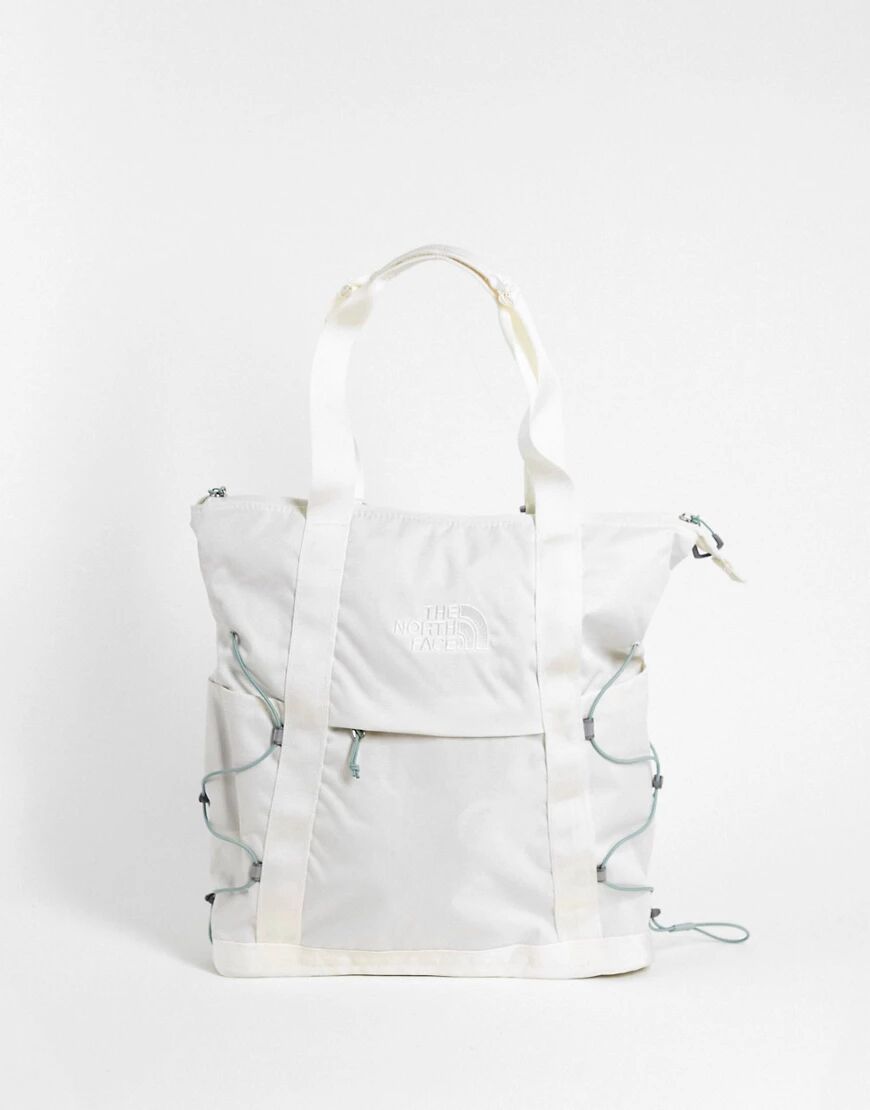 The North Face Borealis tote bag in white  White