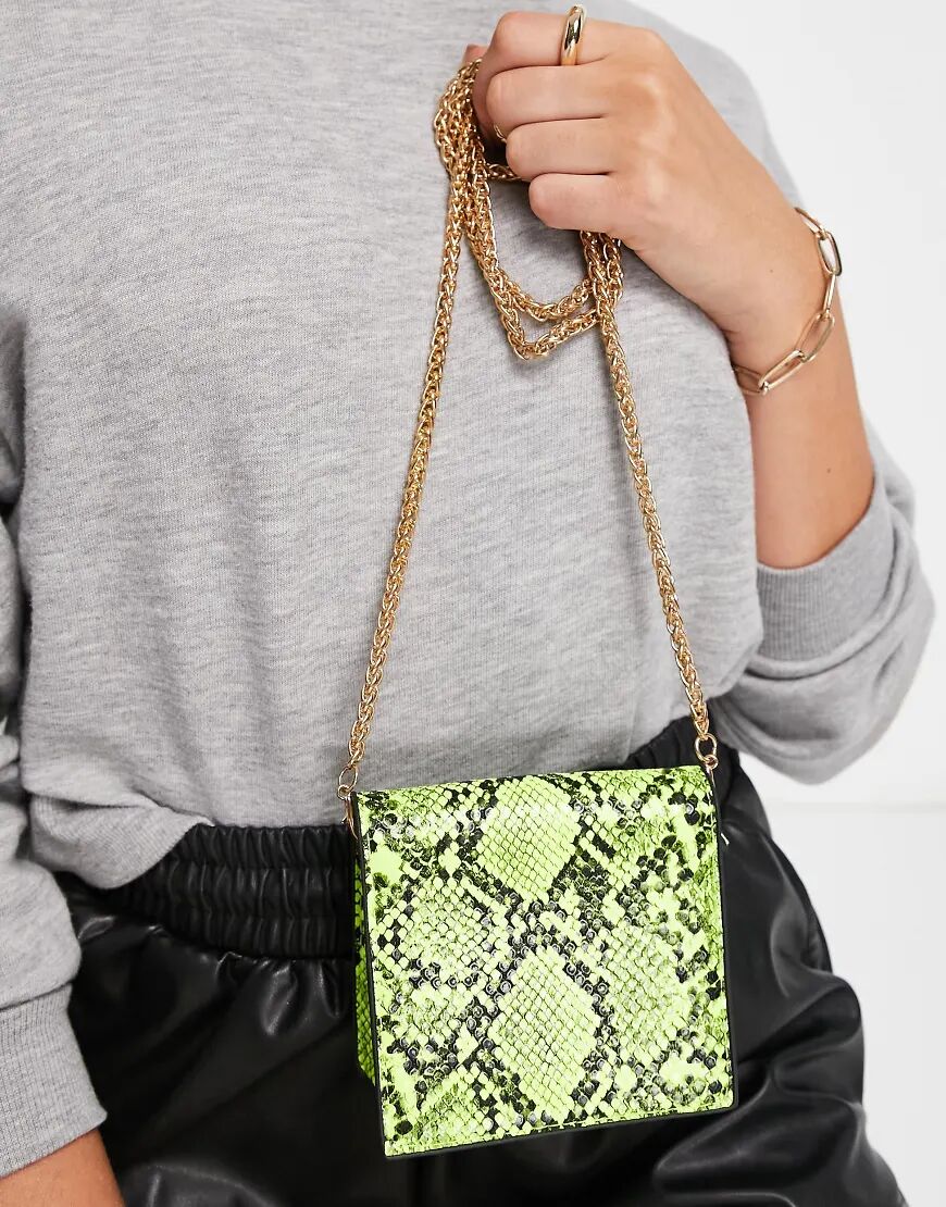 Truffle Collection square mini cross body bag in multi  Multi