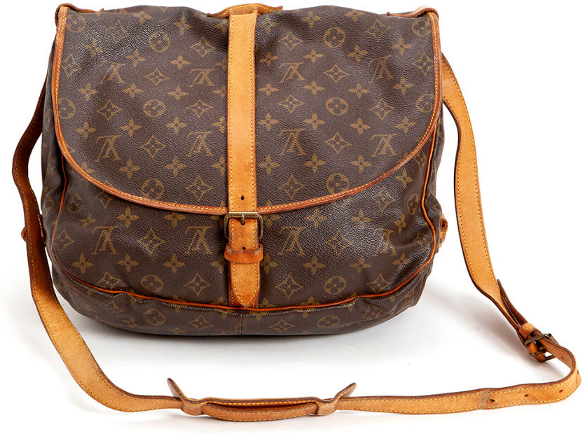 Louis Vuitton Vintage Pre-owned Monogram Saumur Bag Brun Female