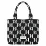 Karl Lagerfeld Monogram Shopper Bag 30 cm black-white  - Damy