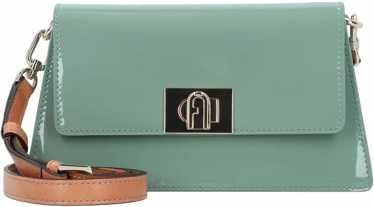 Фото - Жіноча сумка Furla Zoe Torba na ramię Skórzany 21 cm mineral green - Damy 