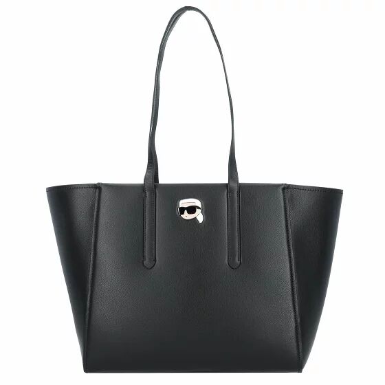 Zdjęcia - Pozostałe torby i akcesoria Karl Lagerfeld Ikonik 2.0 Shopper Bag Skórzany 33 cm black - Damy 