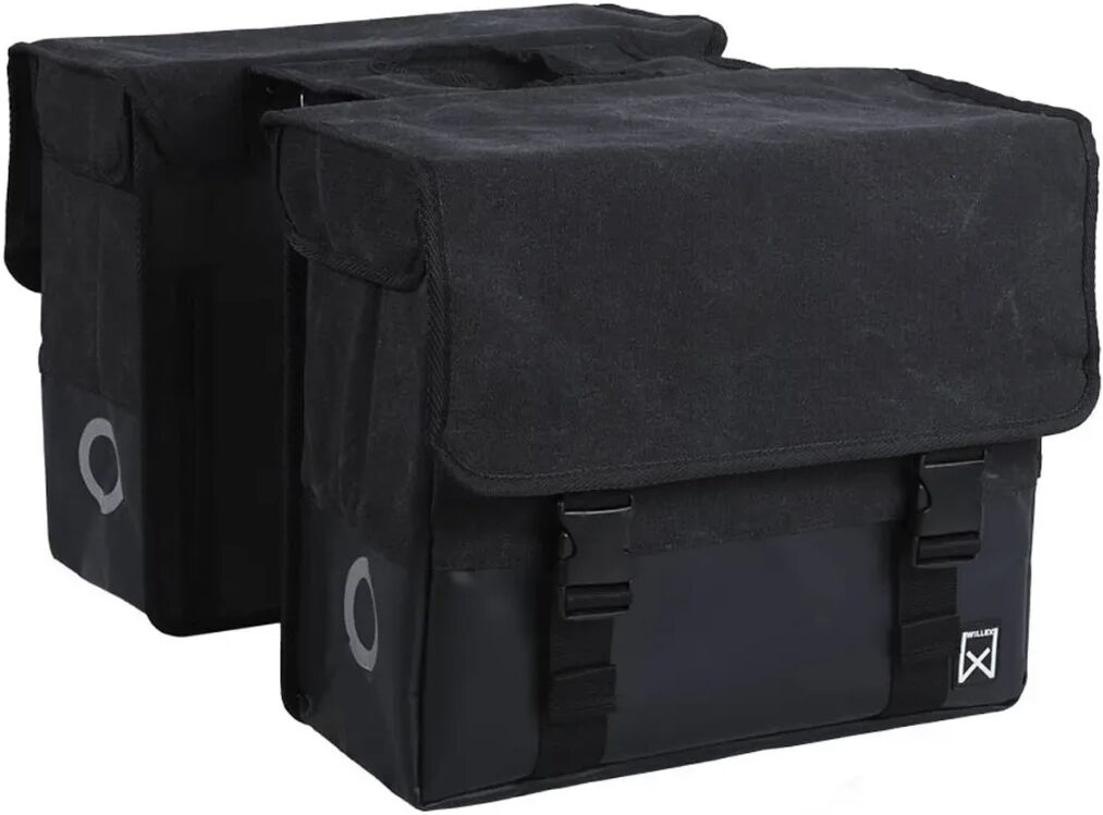 Willex Alforges de bicicleta 40 L preto e preto mate