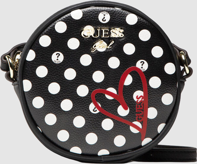 Guess Bolsa Menina Circle Mini Guess Preto